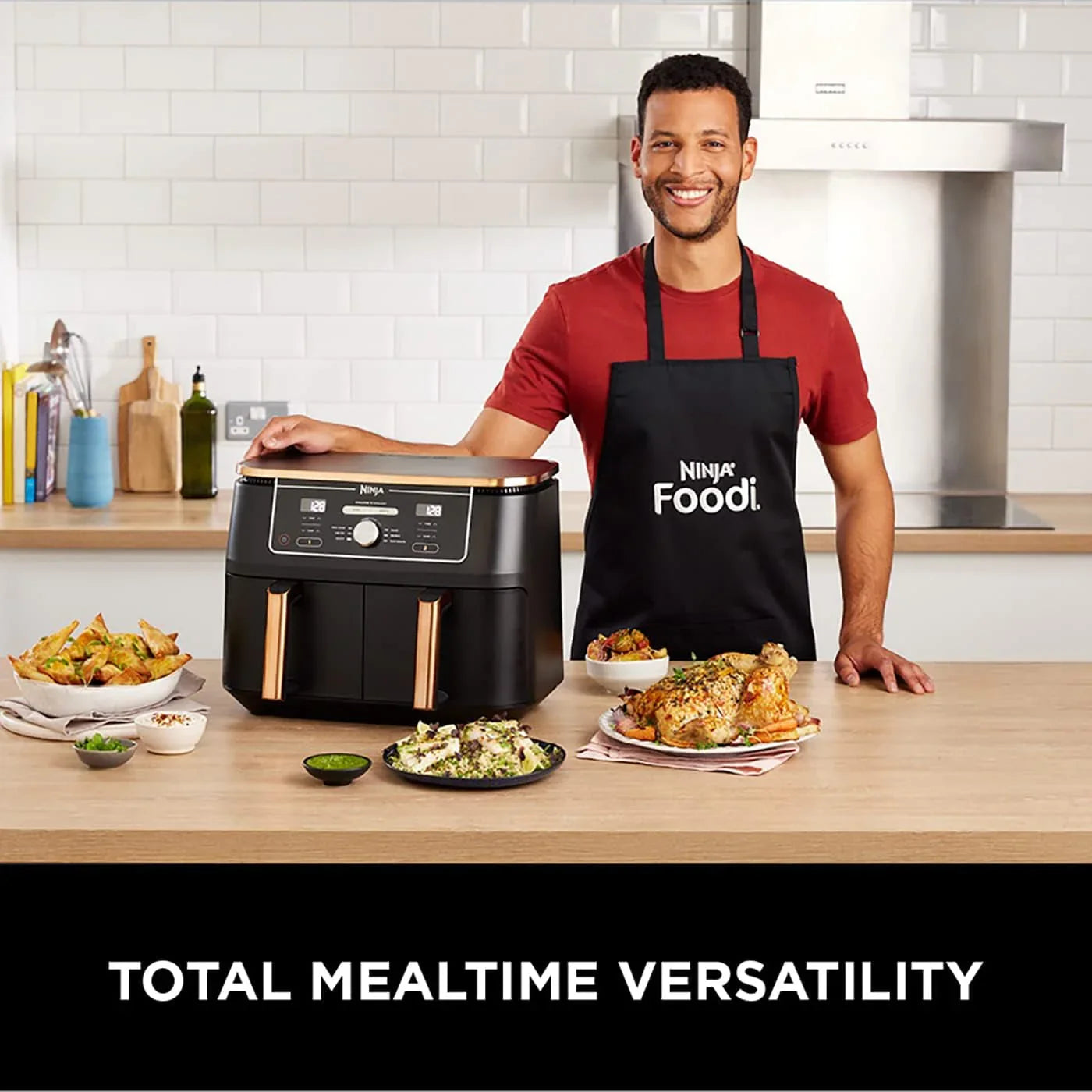 MAX Dual Zone Air Fryer – 9.5L Capacity, 2 Drawers, 6-in-1 Cooking Functions