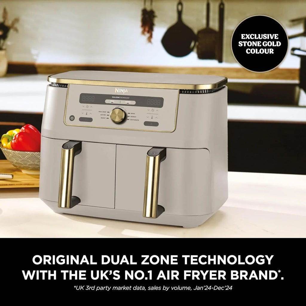 MAX Dual Zone Digital Air Fryer – 9.5L Capacity, 2 Drawers, 6-in-1 Cooking Functions