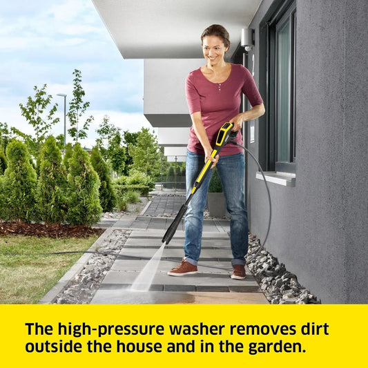 K4 Classic Home Pressure Washer – 130 Bar, 420 L/h Water Flow, Compact Cleaning Unit
