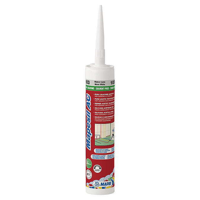 Mapei Mapesil AC Anti-Mould Silicone Sealant 310ml Sand