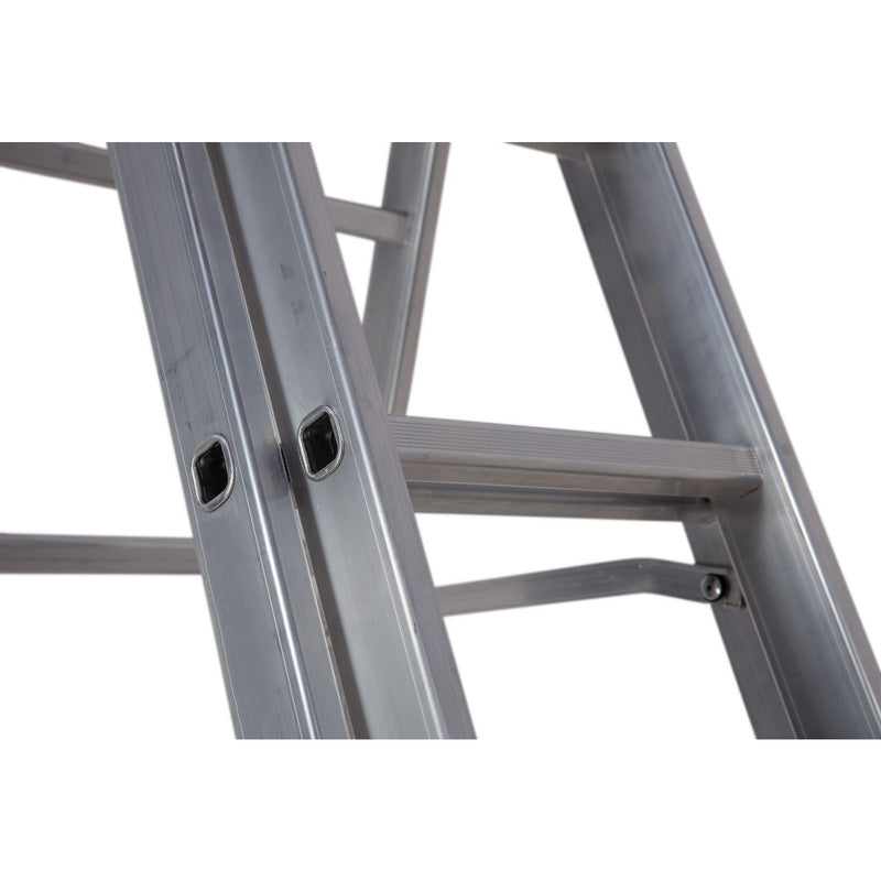 3 Section Aluminium Extension Ladder – 2.45m