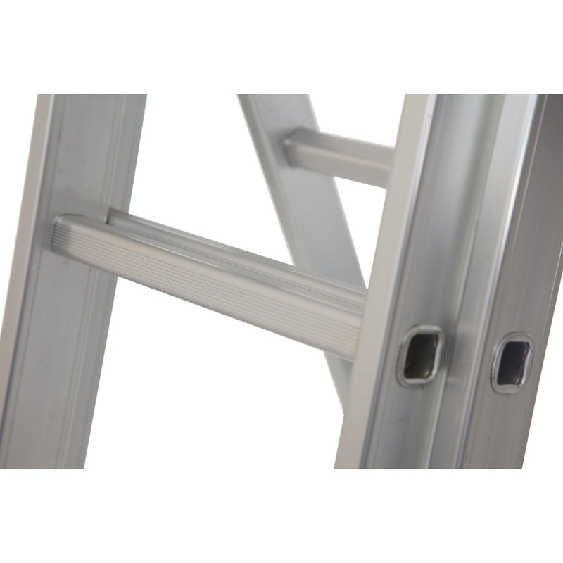 Werner Professional 3 Section Aluminium Extension Ladder - 2.45m