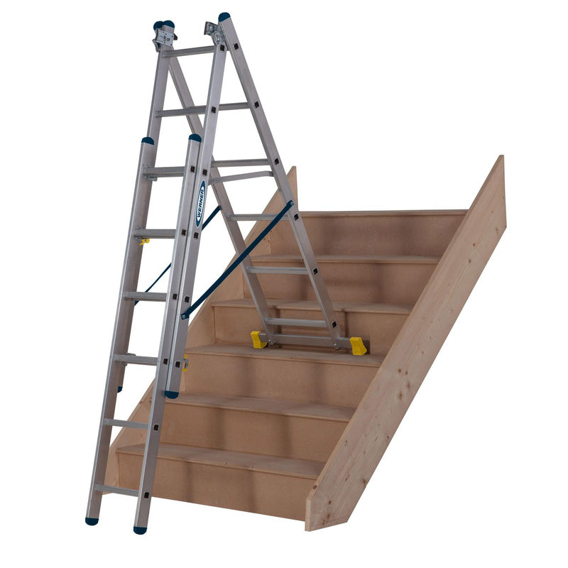 3 Section Aluminium Extension Ladder – 2.45m