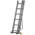 3 Section Aluminium Extension Ladder – 2.45m
