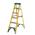 Werner Fibreglass Swingback Step Ladder 6 Tread SWH 2.59m