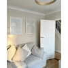 Wickes Geneva White Grained Moulded Cottage Internal Door - 1981 x 762mm