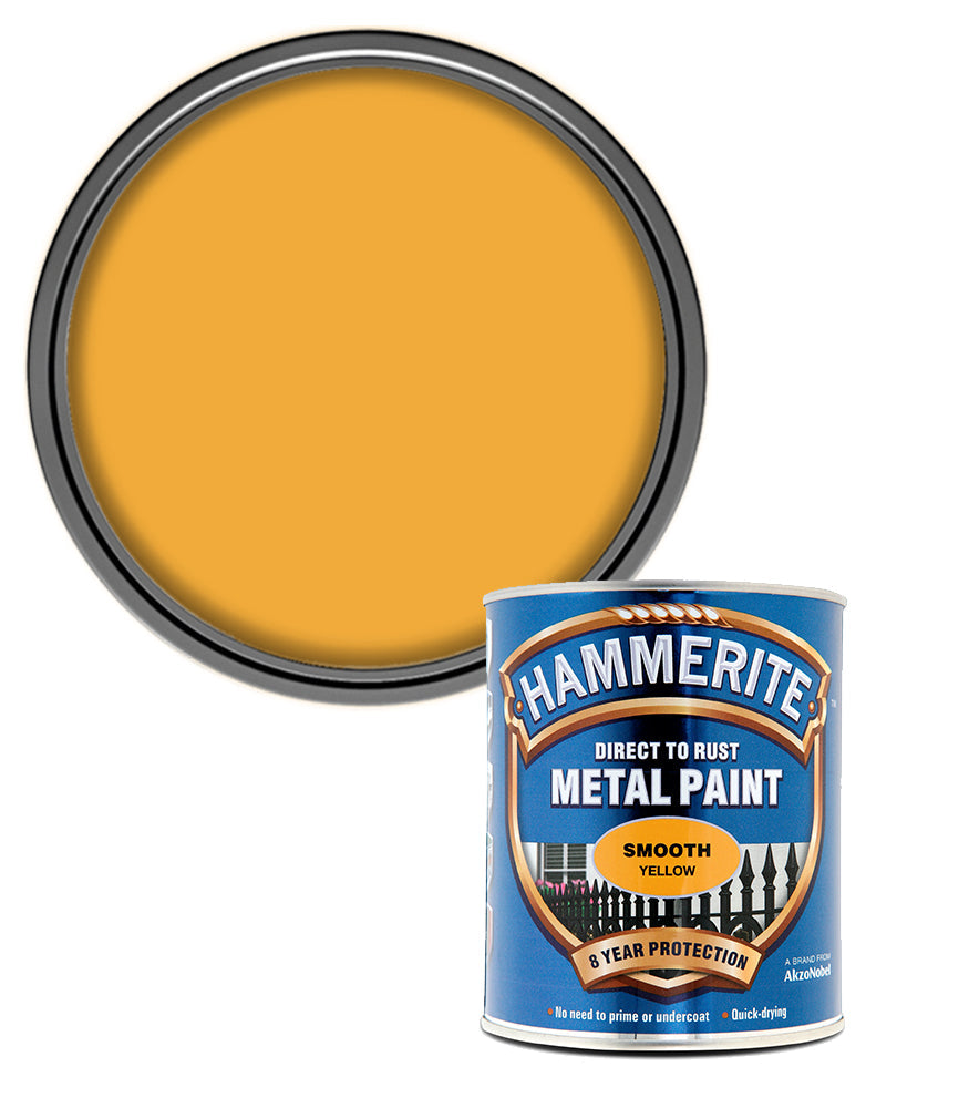 Hammerite Smooth Direct To Rust Metal Paint